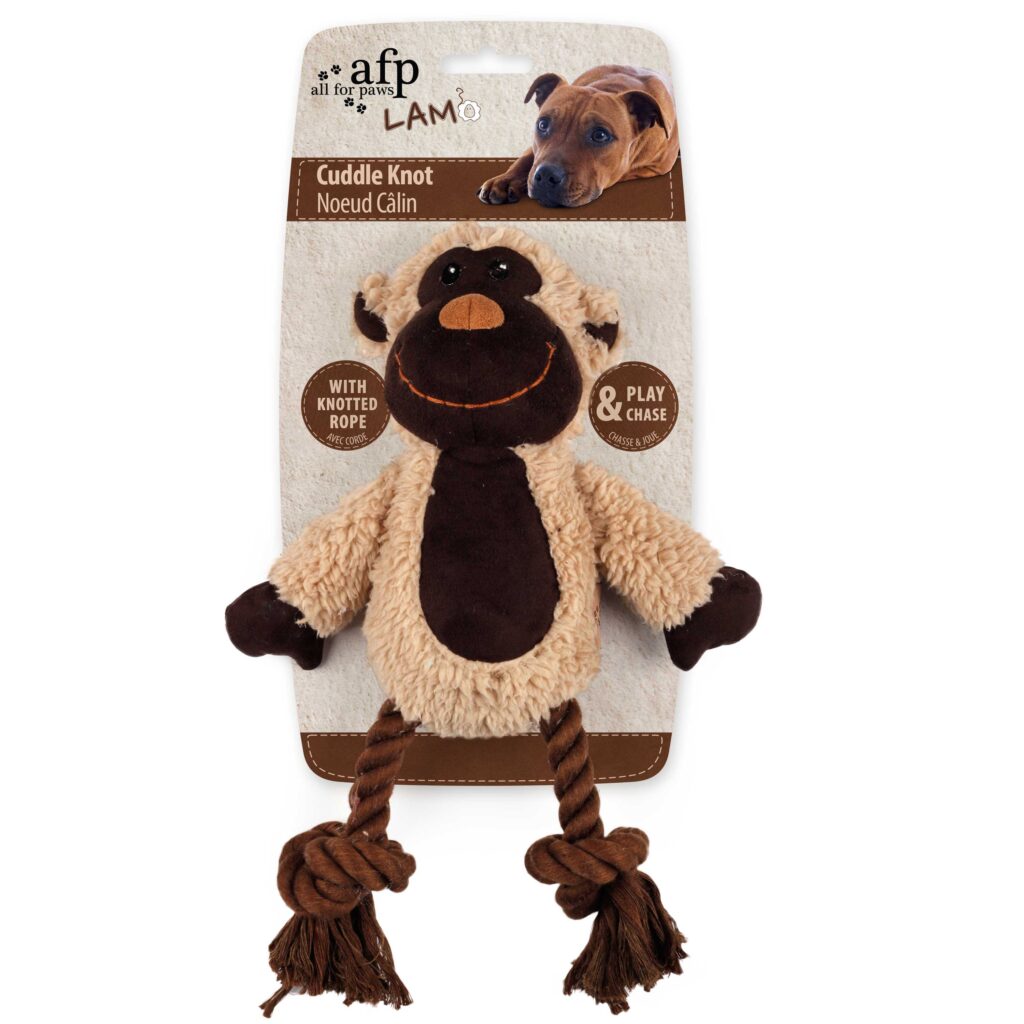 AFP Lambswool - Cuddle Knot - Speelgoed voor Honden - 31 x 22.5 x 7.5 cm - afbeelding 4