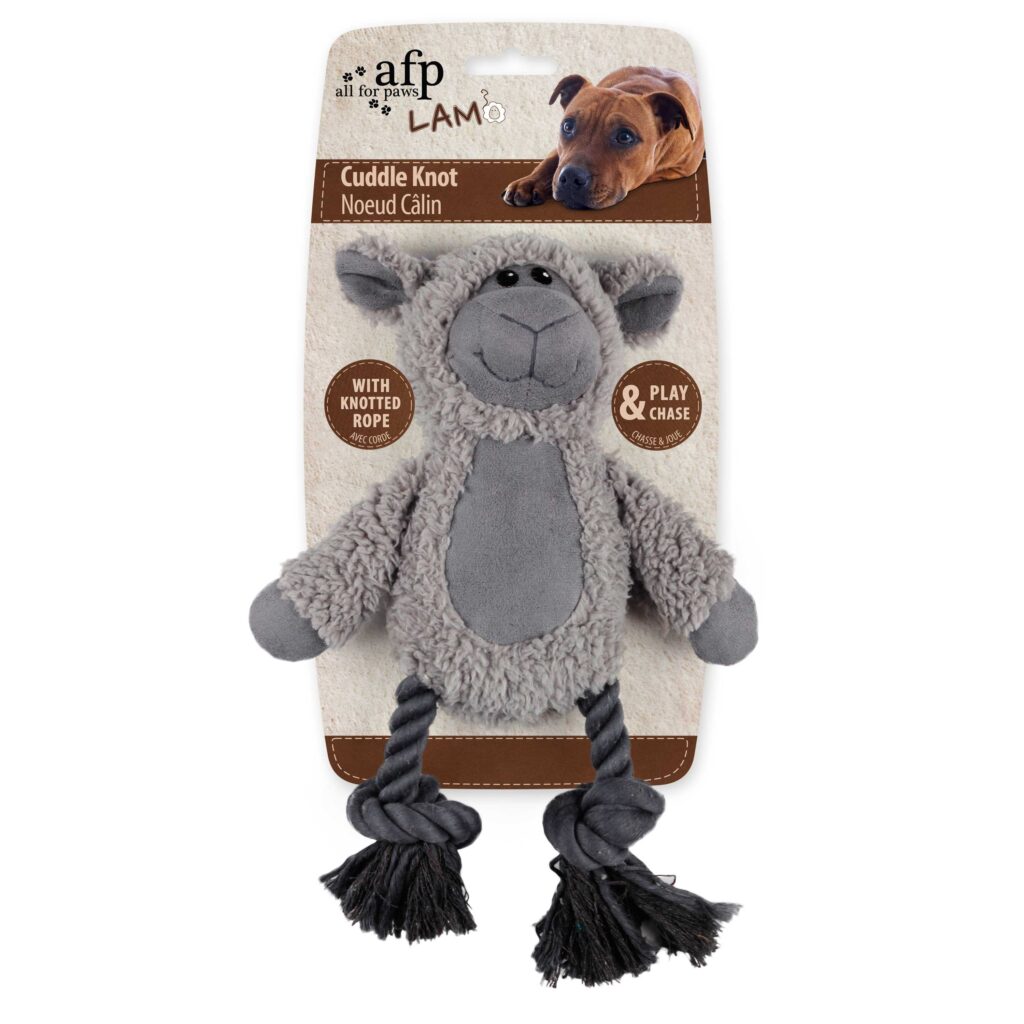 AFP Lambswool - Cuddle Knot - Speelgoed voor Honden - 31 x 22.5 x 7.5 cm - afbeelding 3