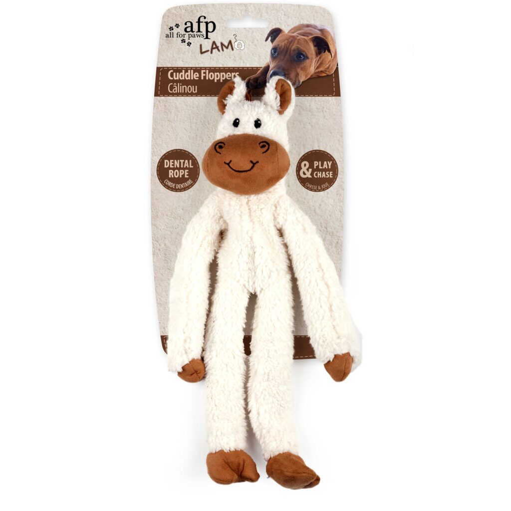 AFP Lambswool - Cuddle Floppers Speelgoed voor Honden 43x16x6.5 cm - afbeelding 3