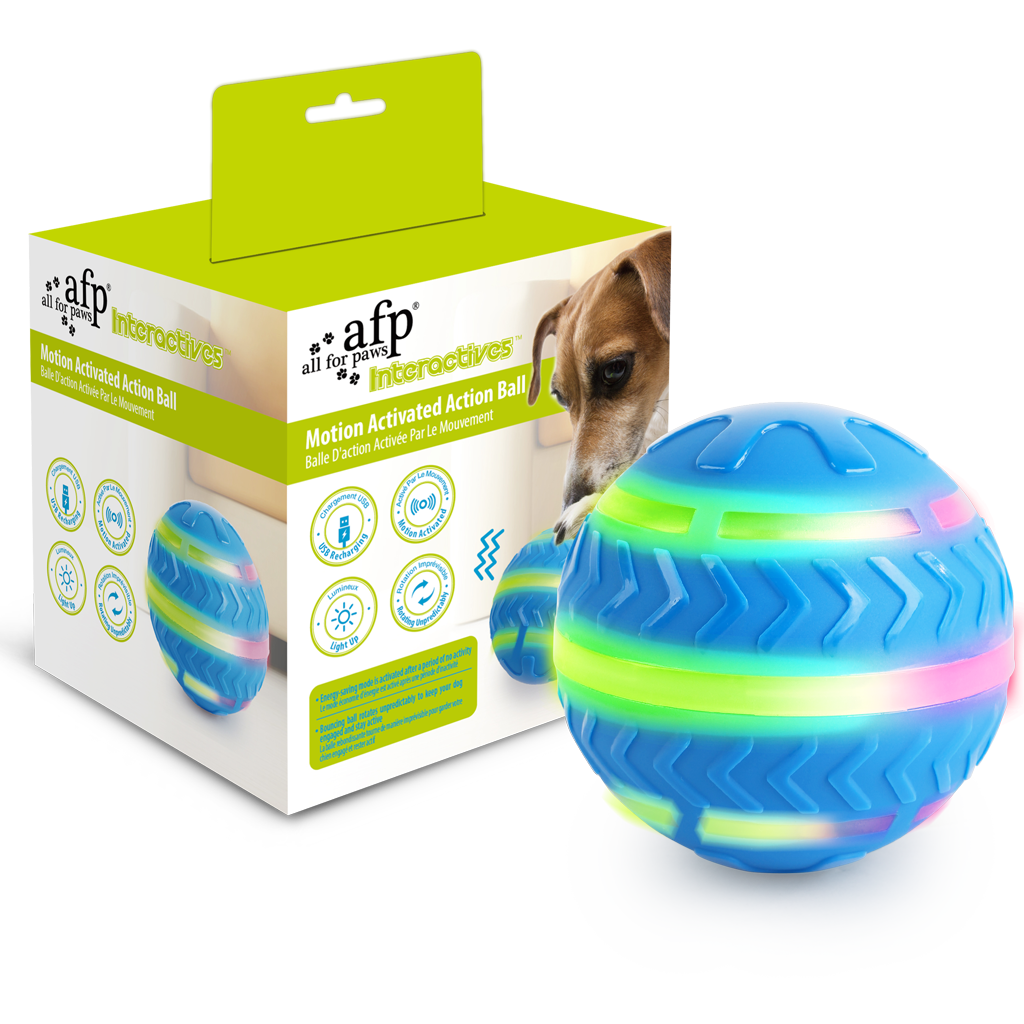 AFP Interactives Motion Activated Action Ball - Speelbal voor Honden - afbeelding 1