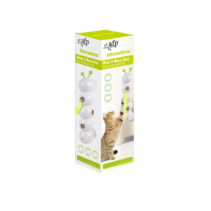 AFP Interactives Wack'A'Worm Post - Interactief Speeltje voor Katten