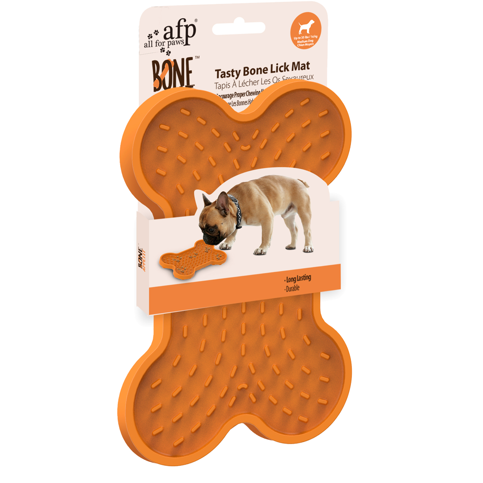 AFP Bone Appetit - Tasty Bone Lick Mat S voor Honden - afbeelding 1
