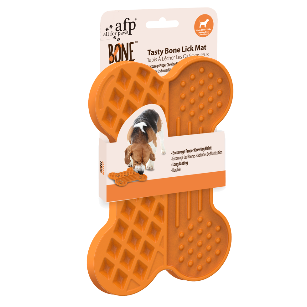 AFP Bone Appetit - Tasty Bone Lick Mat L voor honden - afbeelding 1