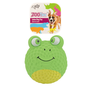 AFP Bouncy Frog Hondenspeeltje van Duurzaam Latex met Pieper