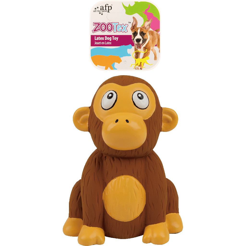 AFP ZooTex Christopher Chimp Hondenspeelgoed met Pieper
