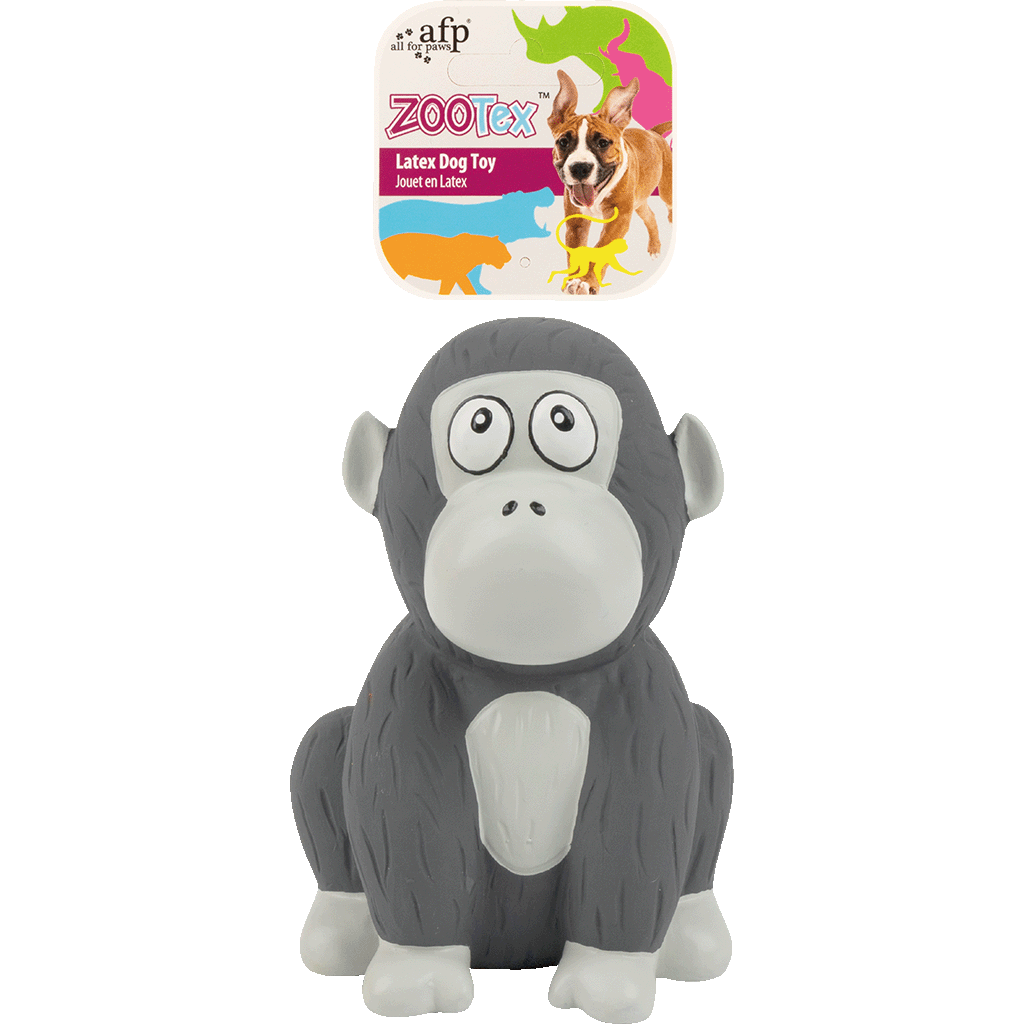 AFP ZooTex Gorilla Jack - Hondenspeelgoed met Pieper