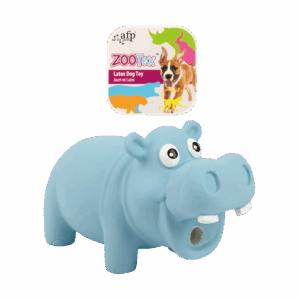 AFP ZooTex Hector the Hippo - S Hondenspeelgoed met Pieper