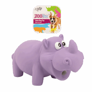 AFP ZooTex Reginald the Rhino - S Hondenspeelgoed met Pieper
