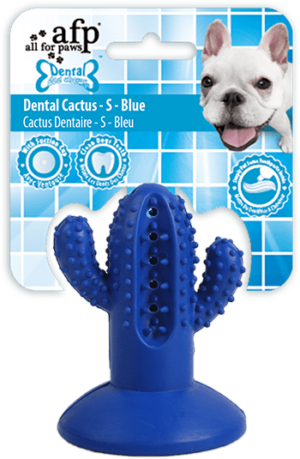 AFP Dental Chews - Dental Cactus S Blauw - Speelgoed voor honden