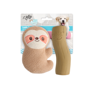 AFP Little Buddy 2-Pack Toy Cuddle Sloth - Knuffel en Speeltje voor Puppy's