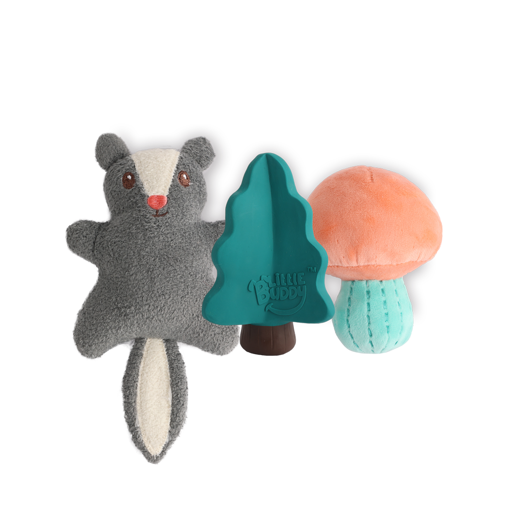 AFP Little Buddy 3-Pack Toy Woodland - Speelgoed voor Puppy's - afbeelding 2