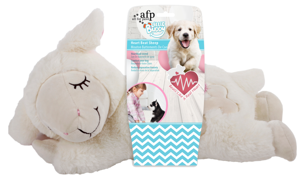 AFP Little Buddy - Heart Beat Sheep - Knuffel voor Puppy met Hartslag - afbeelding 1