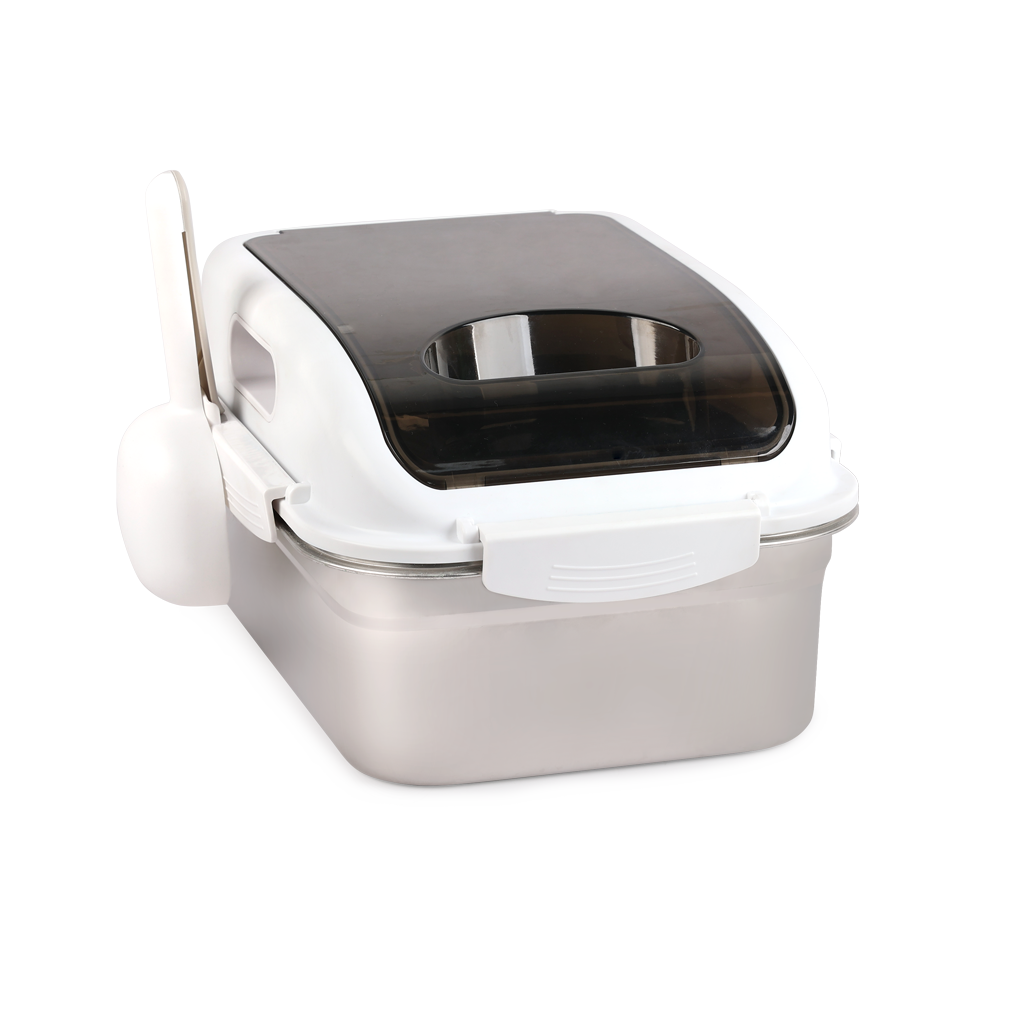 AFP RVS Pet Food Container 6,5 liter - Luchtdichte voeropslag - afbeelding 2