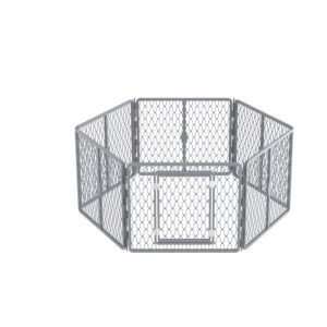 AFP Dog Play Pen 6 Panelen - Hondenren voor Veilig Spelen en Slapen