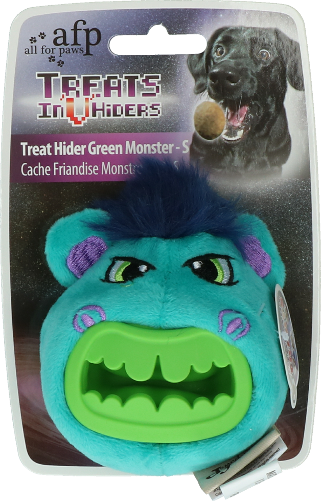 AFP Treats In 'V' Hiders - Treat Hider Small Groen Monster - afbeelding 1
