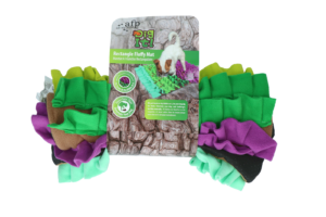 AFP Dig it - Rectangle Fluffy Mat 52x52 cm Groen-Paars-Blauw