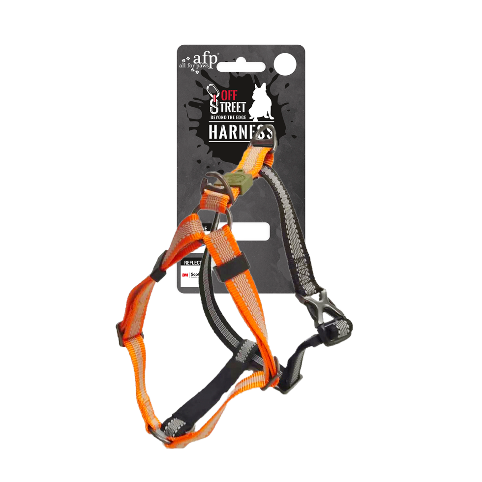 AFP Off Street Dog Non-Pull Harnas Mandarijn L 62-80 cm - afbeelding 1