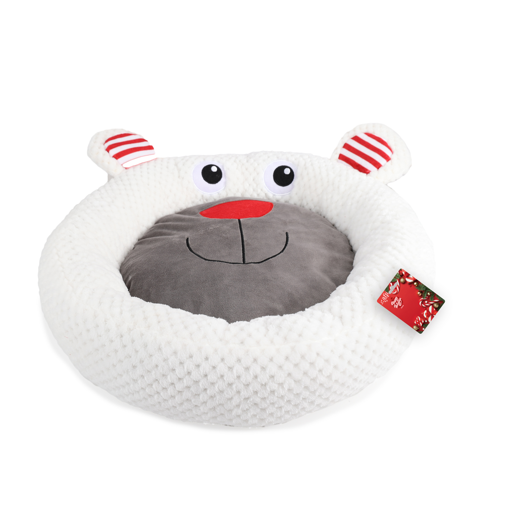 AFP Happy Holidays Merry Comfortable Bed IJsbeer - Kussen voor huisdieren - afbeelding 2