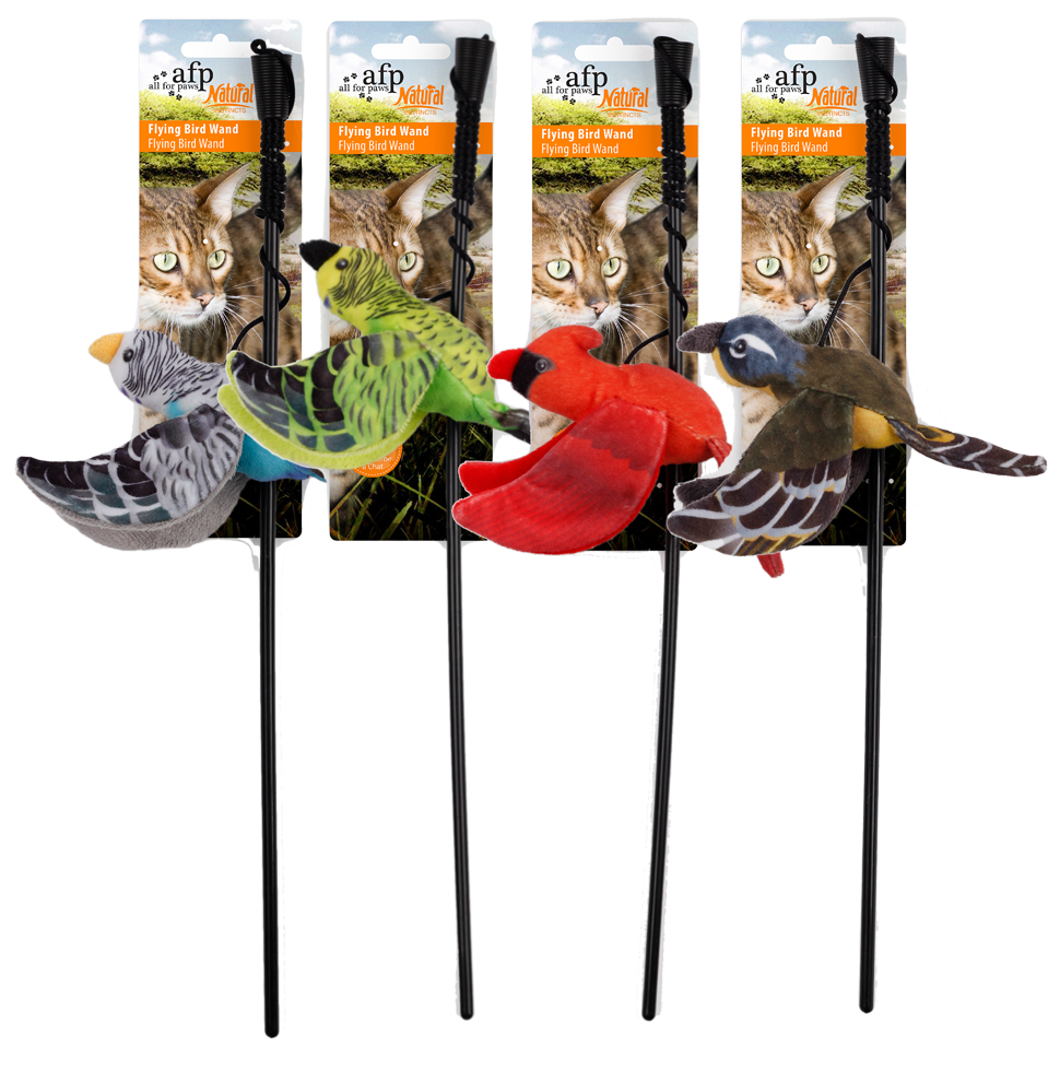 AFP Natural Instincts - Bird Wand met Catnip