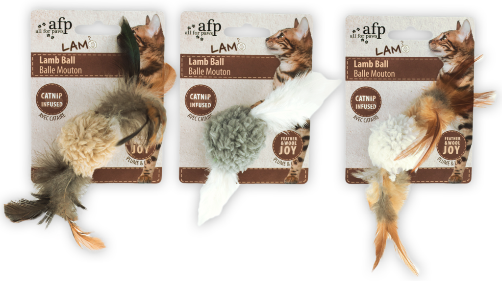 AFP Lambswool - Lamb Ball speelgoed voor katten - afbeelding 1