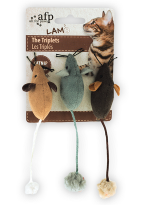 AFP Lambswool - The Triplets Catnip Speelgoed voor Katten