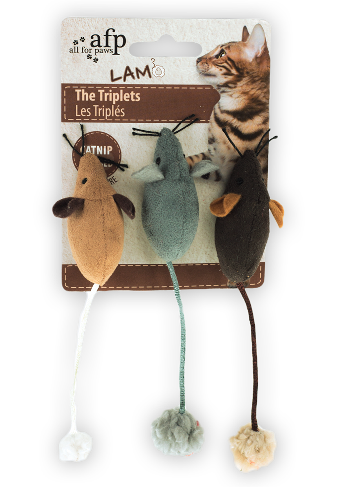 AFP Lambswool - The Triplets Catnip Speelgoed voor Katten