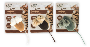 AFP Lambswool - Snow Mouse Speelgoed voor Katten