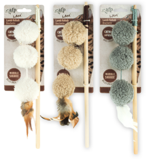AFP Lambswool - Lamb Kebab Speelgoed voor Katten
