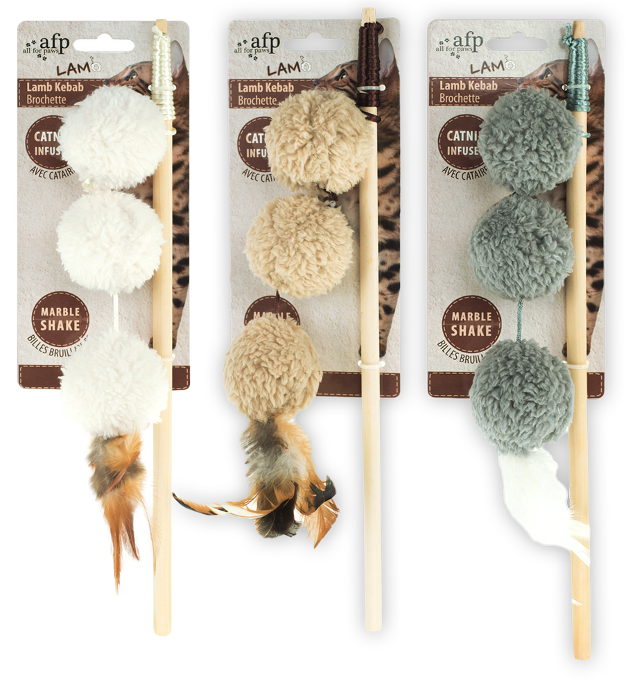 AFP Lambswool - Lamb Kebab Speelgoed voor Katten