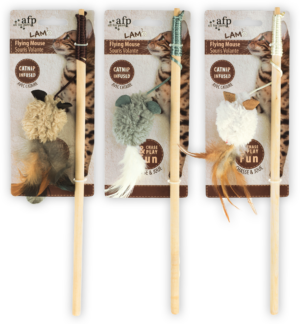 AFP Lambswool - Flying Mouse Speelgoed voor Katten