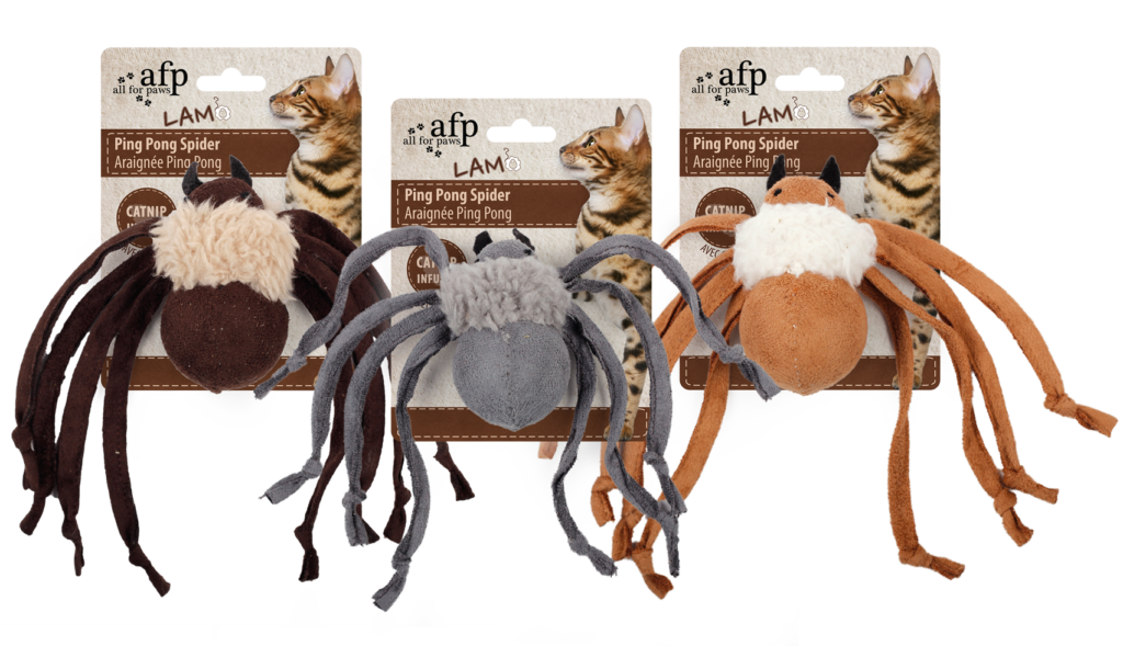 AFP Lambswool - Ping Pong Spider Speelgoed voor Katten