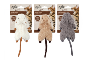 AFP Lambswool Jumbo Mouse - Speelgoed voor katten