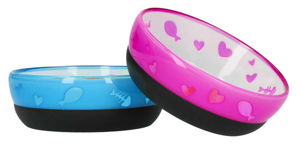 AFP Modern Cat - Cat Love Bowl Blauw - Duurzame Voer- en Drinkbak voor Katten - afbeelding 2