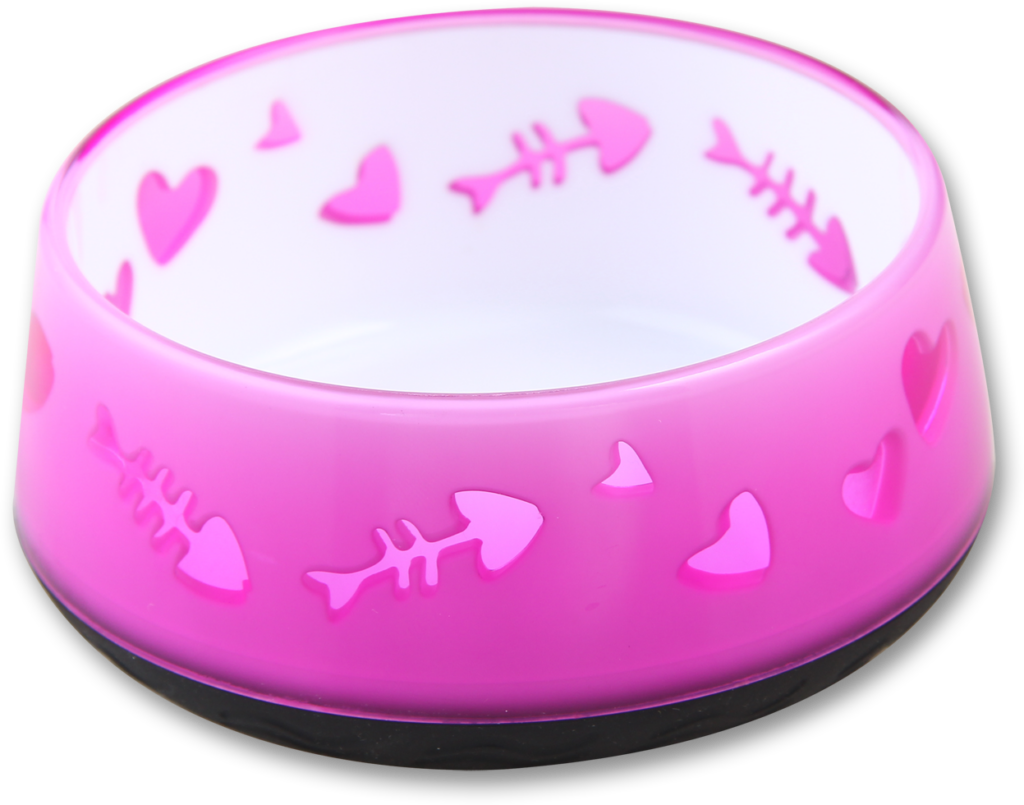 AFP Modern Cat - Cat Love Bowl Roze - Duurzame Voerbak voor Katten - afbeelding 1