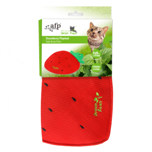 AFP Green Rush - Play Mat Aardbei voor katten met Catnip