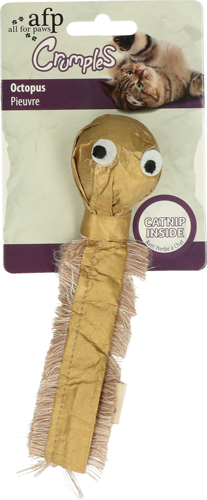 AFP Crumples - Octopus Kattenspeeltje van Papier - afbeelding 1