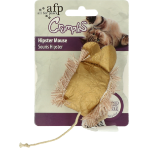 AFP Crumples - Hipster Mouse - Kattenspeeltje van Duurzaam Papier