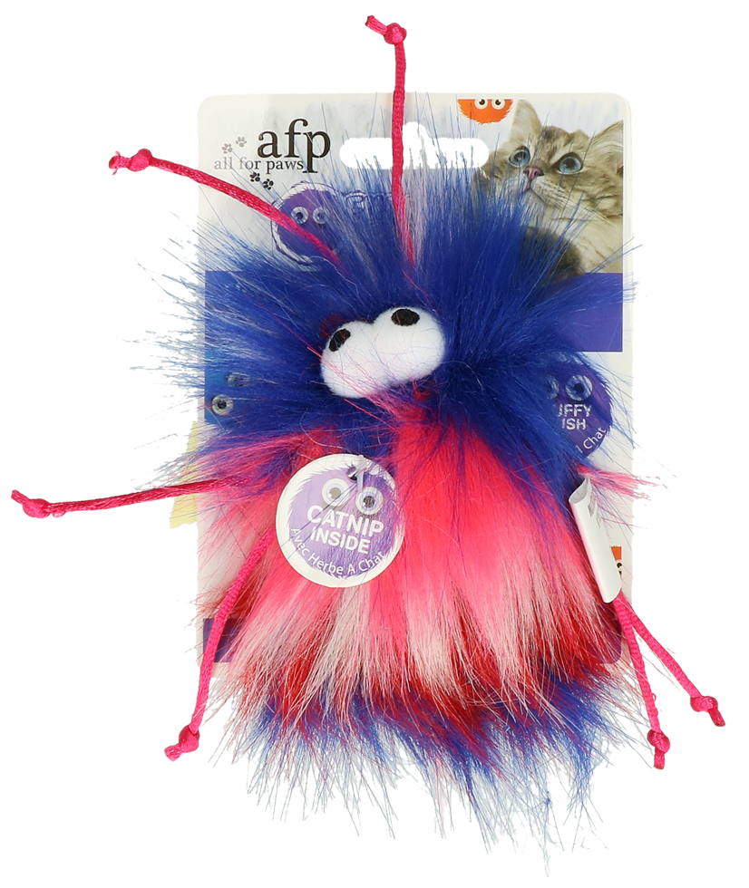 AFP Furry Ball - Fluffer Rood - Speelgoed voor Katten - afbeelding 1