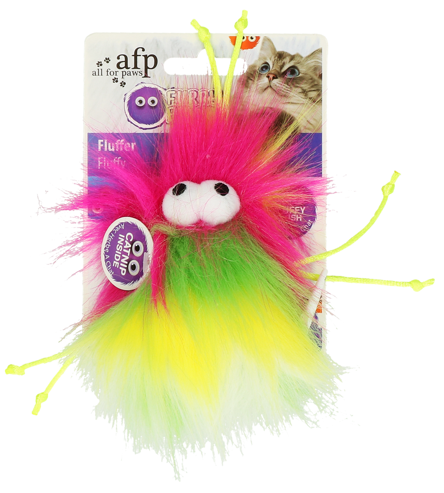 AFP Furry Ball - Fluffer Roze - Speelgoed voor katten - afbeelding 1