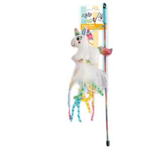 AFP Catoon Unicorn Wand - Kattenhengel met Catnip