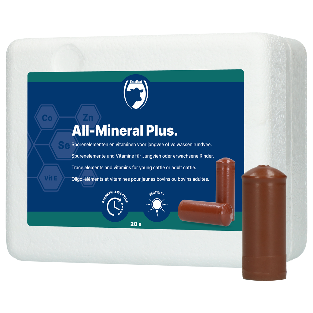Excellent All-Mineral Plus Bolussen voor Rundvee - 20 st - afbeelding 1