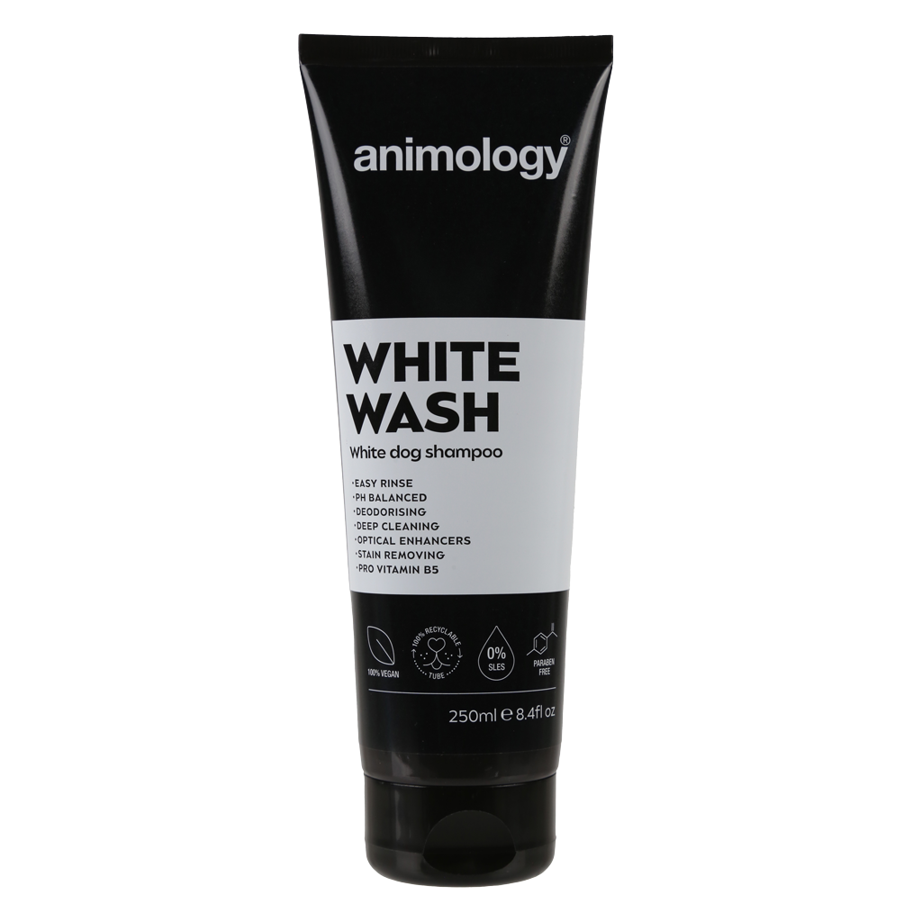 Animology White Wash Dog Shampoo 250 ml - Voor Honden met Witte of Lichte Vacht - afbeelding 1
