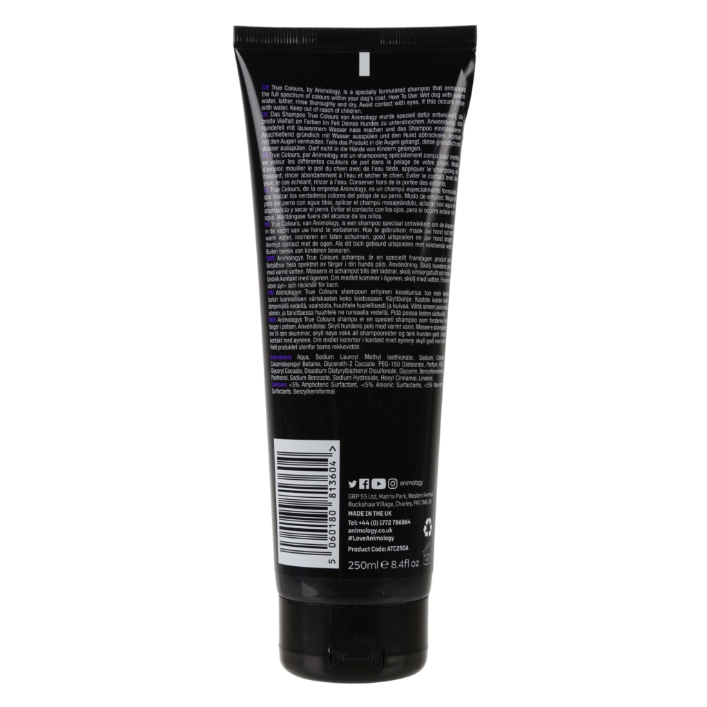 Animology True Colours Dog Shampoo 250 ml - afbeelding 2