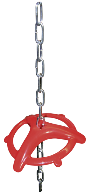 Anti Bijt ring met ophangketting, diameter 18 cm