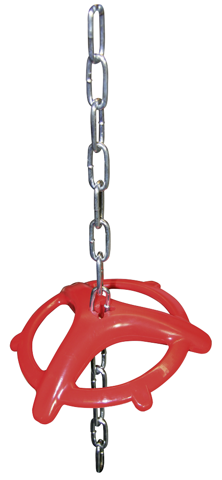 Anti Bijt ring met ophangketting, diameter 18 cm