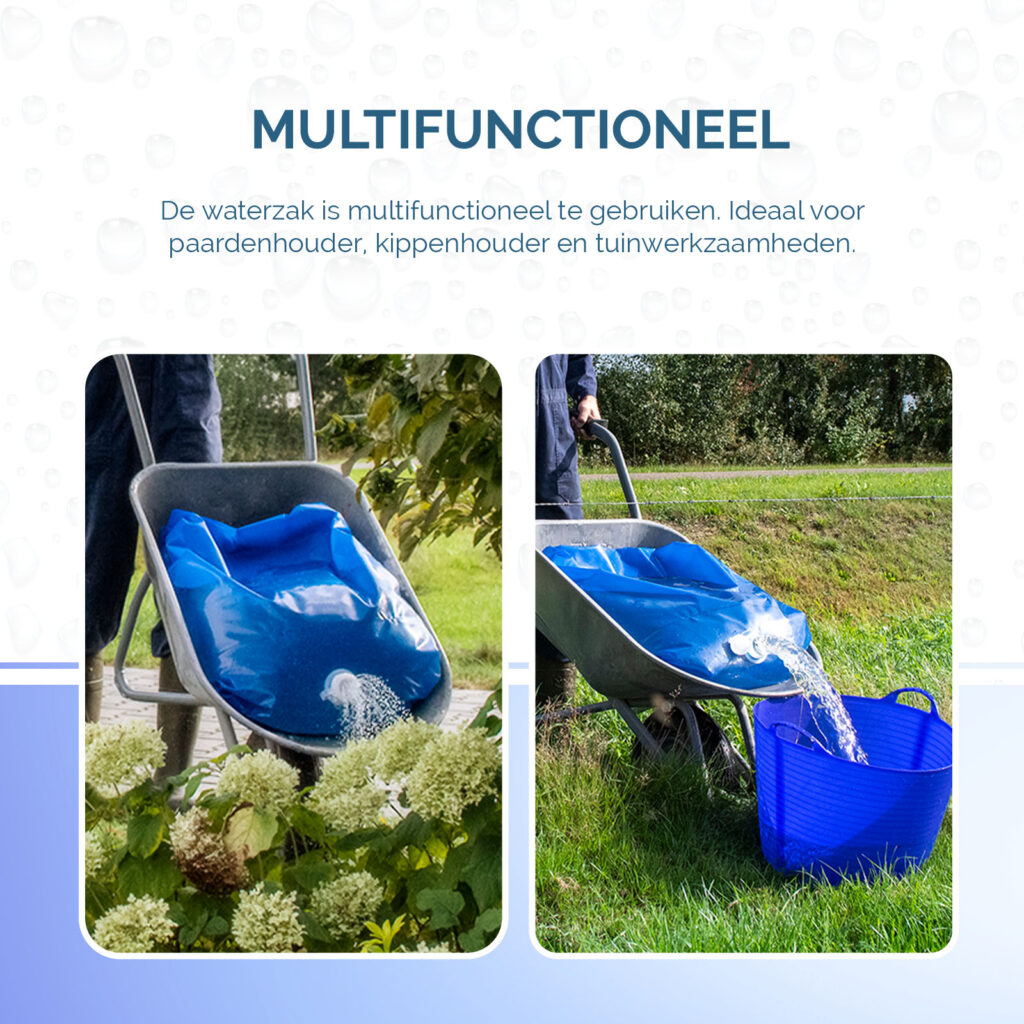 Hofman Animal Care AquaTrans Waterzak 80L - Voor eenvoudig watertransport - afbeelding 6