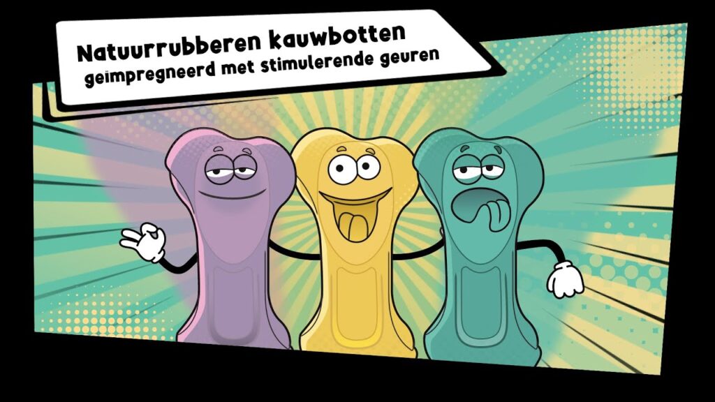 Moodies Joyful Lee kauwbot met vanille geur, natuurlijk rubber - afbeelding 5