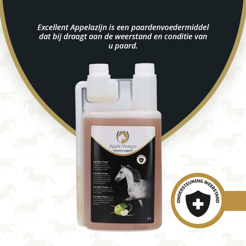 Excellent Horse Apple Vinegar 1 l - Appelazijn voor paarden - afbeelding 2