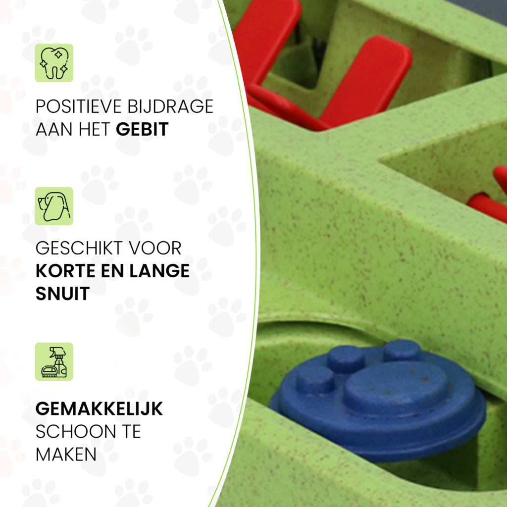 Eat Slow Live Longer Puzzle Squared - Voerpuzzel voor Honden - afbeelding 5