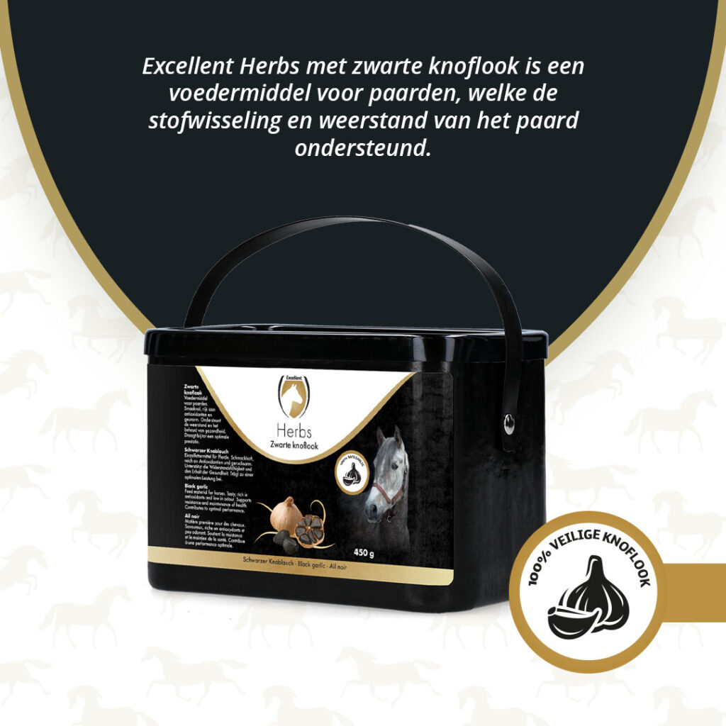 Excellent Horse Herbs Zwarte Knoflook 450 g - Supplement voor Paarden - afbeelding 2
